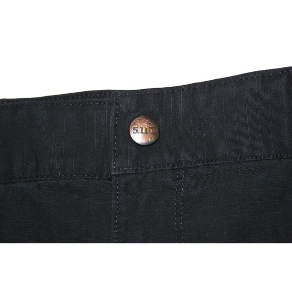 511 Plus Tactical Cargo Black Utility Pants Mens 36x32 Elastic Waist Poc… - Picture 4 of 12